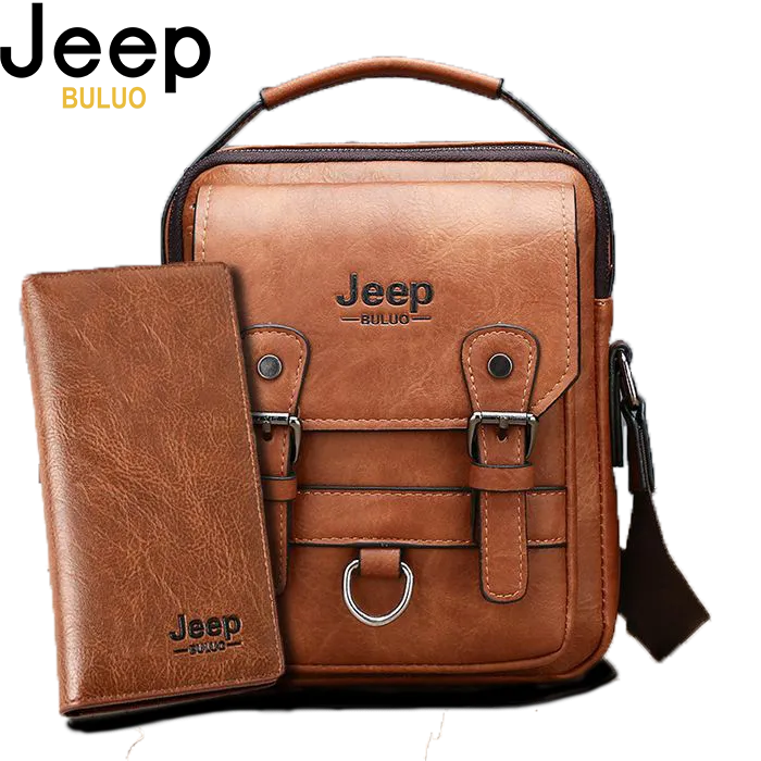 Bolsa masculina JEEP BULUO (encomende hoje e receba gratuitamente uma carteira do mesmo estilo)