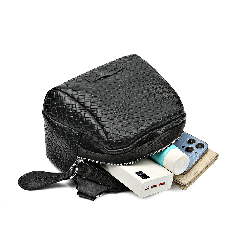 🔥Último dia com 50% de desconto🔥🌟Bolsa de concha de couro bovino de grande capacidade para tecelagem manual👜