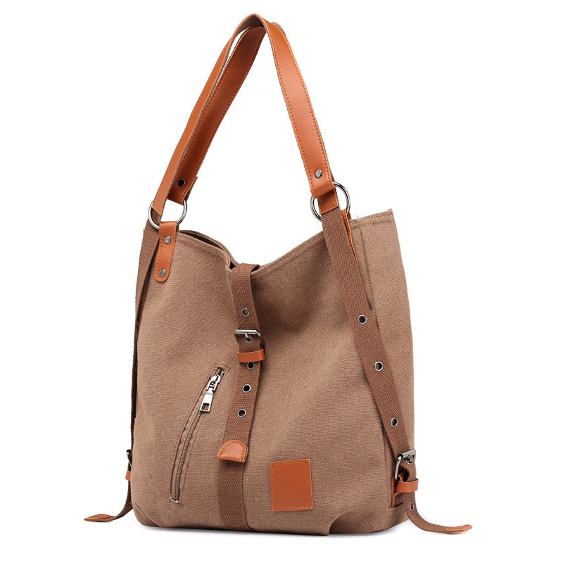bolsa de lona casual feminina
