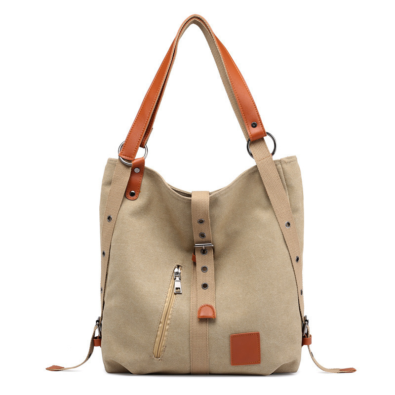 bolsa de lona casual feminina