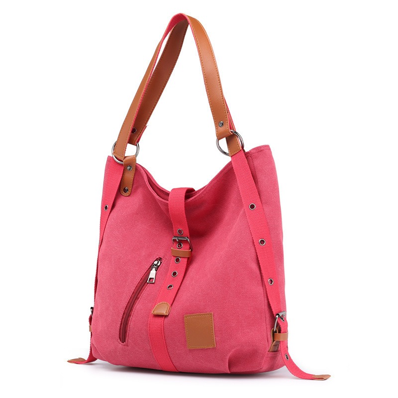 bolsa de lona casual feminina