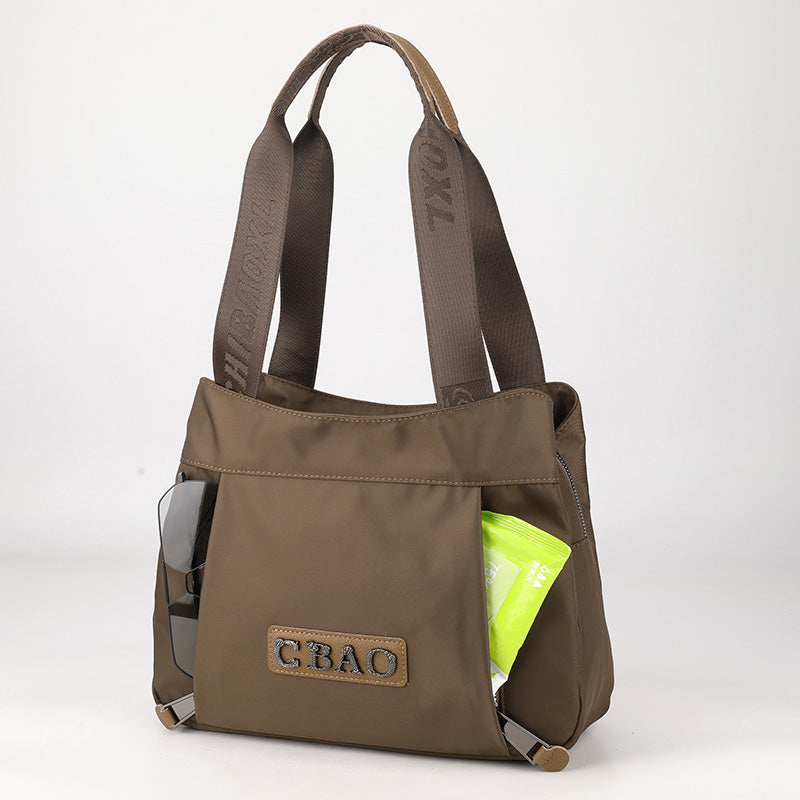 Bolsa de ombro de náilon de grande capacidade e moda simples (49% de desconto)