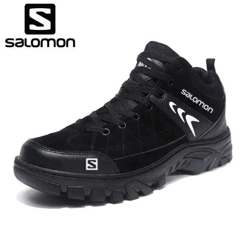 Novi nepremočljivi nedrseči pohodniški čevlji Salomon z vezalkami