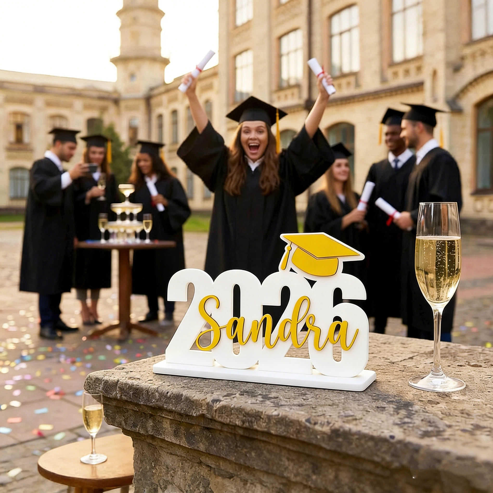 Personalized Name Graduation Sign 2026 for Unique & Love | JNSDec206