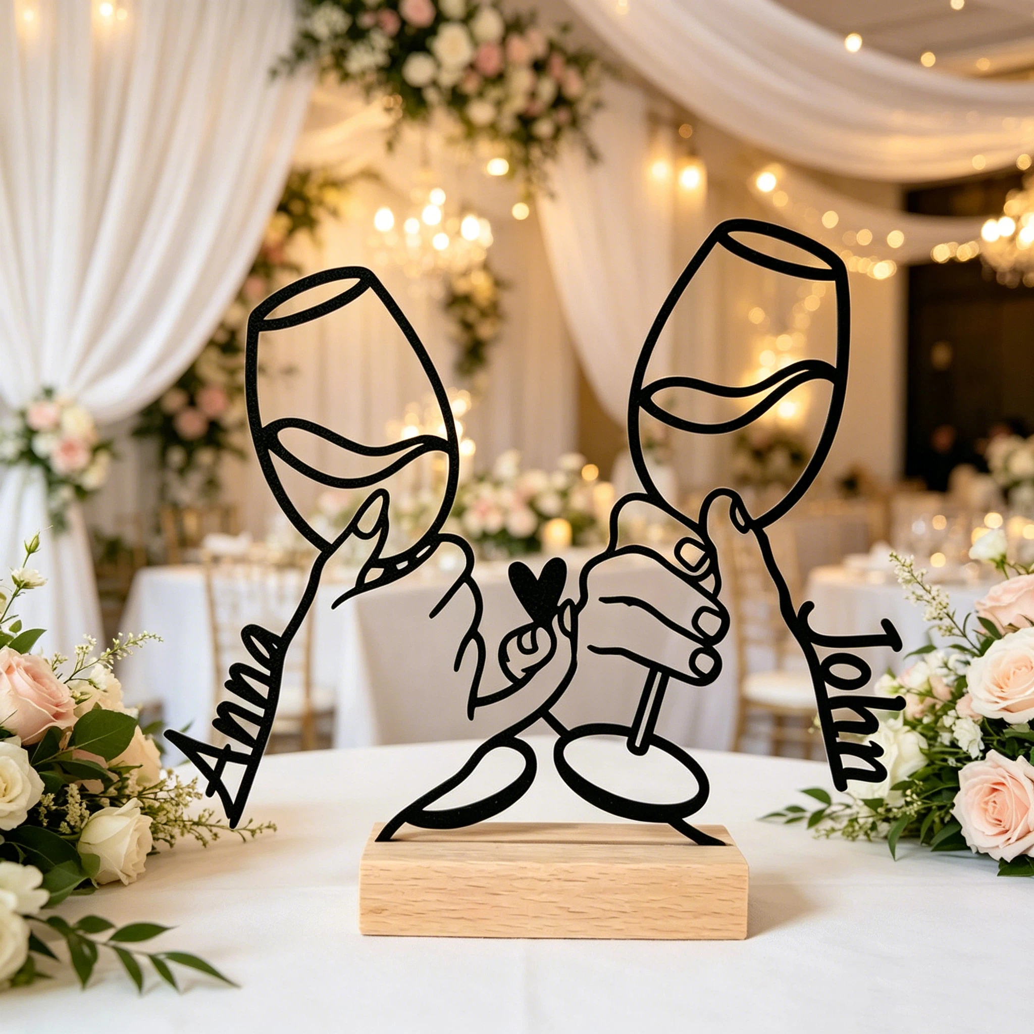 Personalized Name Couple Decor for Unique & Love | JNSDec213