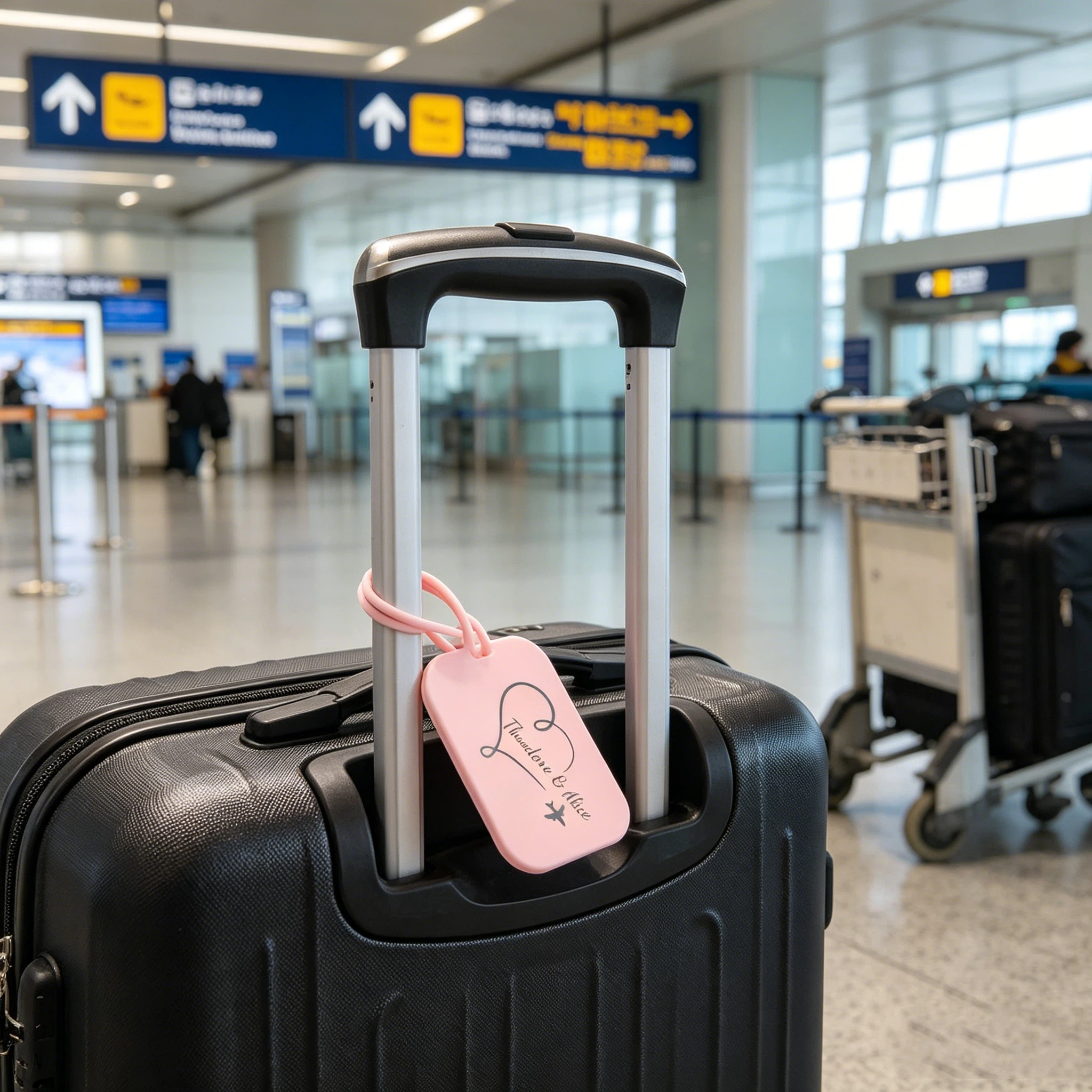Personalized Name Silicone Luggage Tag for Unique & Love | JNSDec215