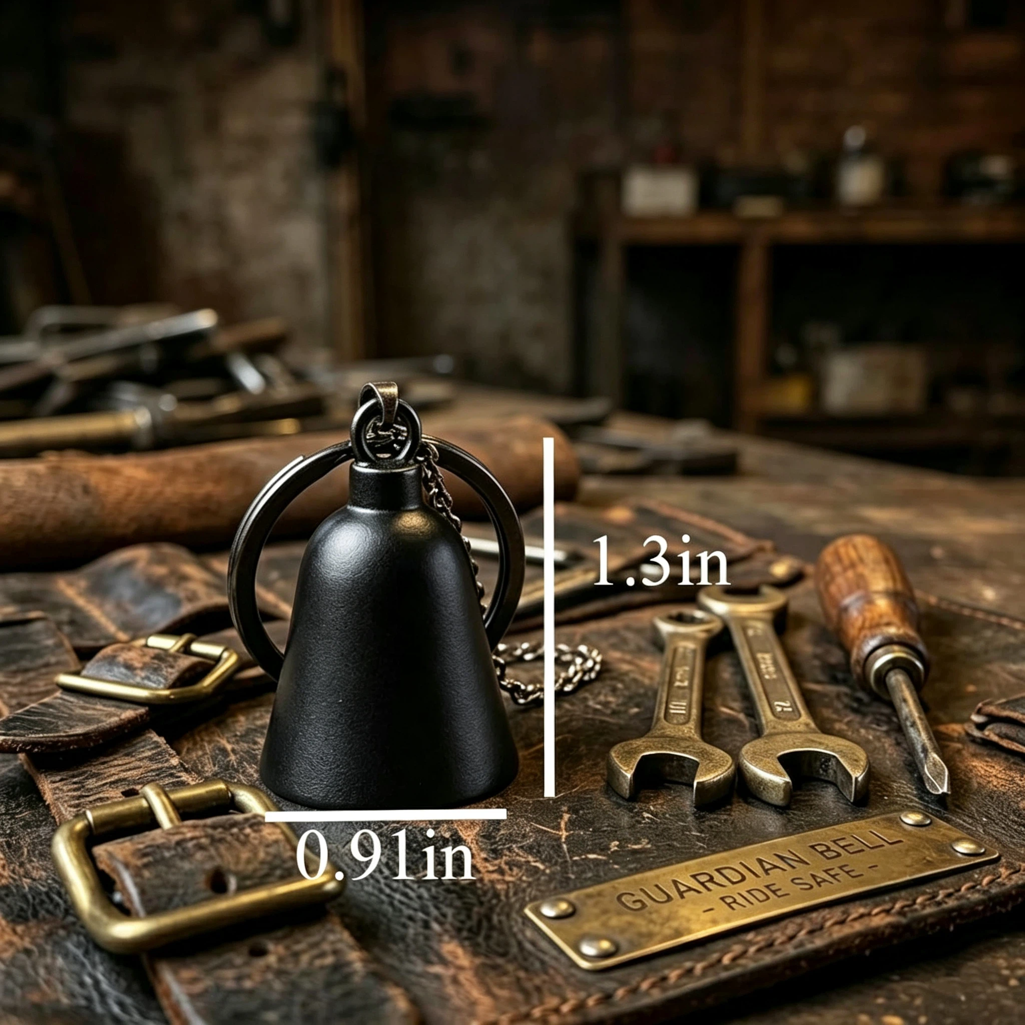 Personalized Photo Engraved Motorcycle Guardian Bell for Unique and Love | JNSDec222