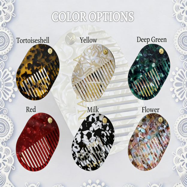 Personalized Name Portable Comb with Mirror | JNSDec194