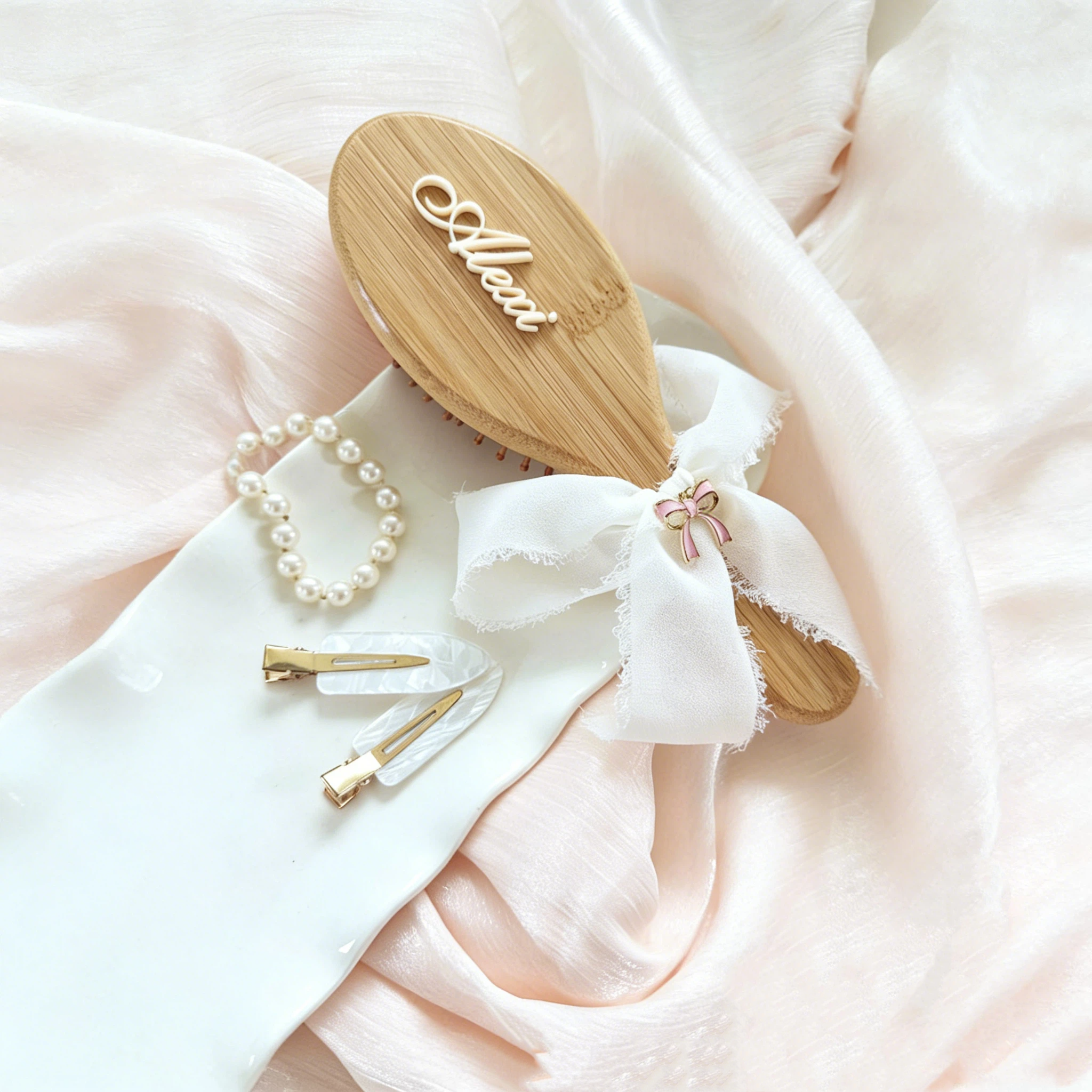 Personalized 3D Printing Name Hairbrush Party Favor | JNSDec195