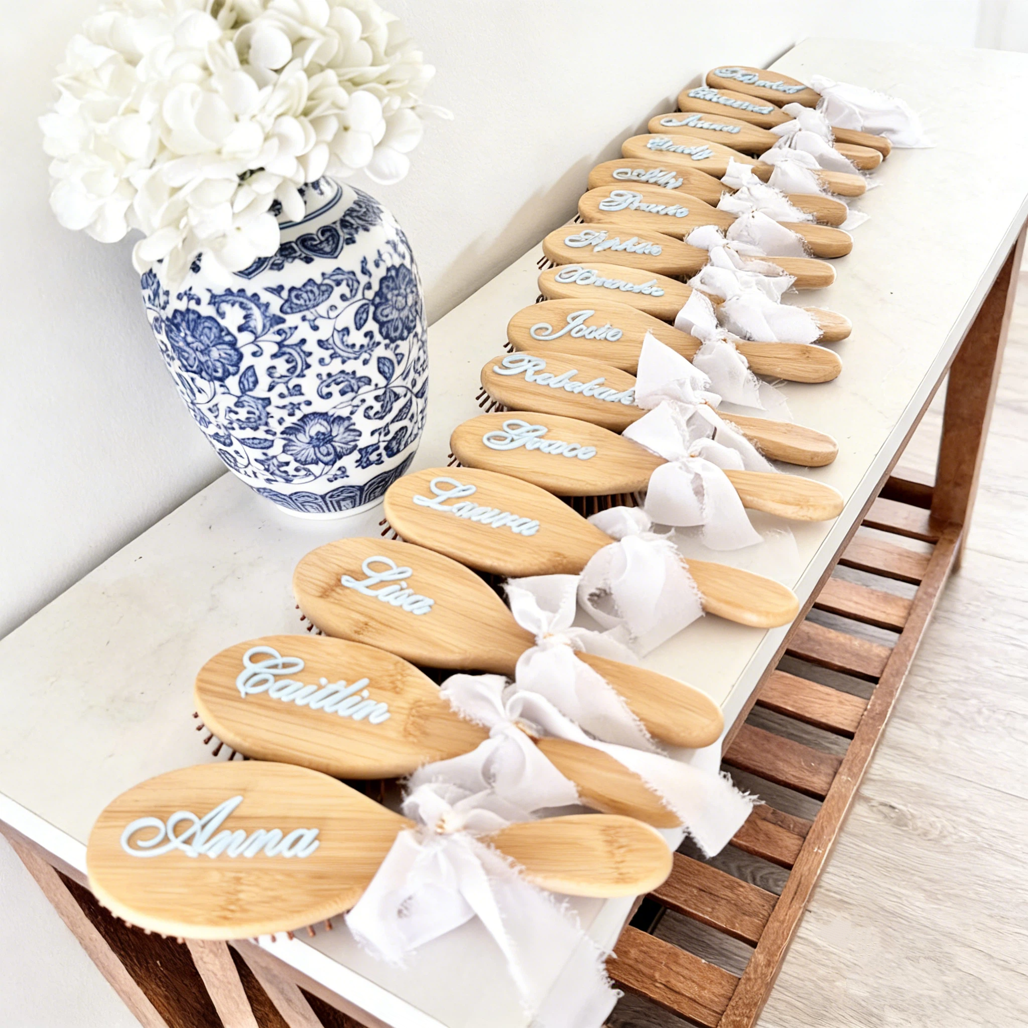 Personalized 3D Printing Name Hairbrush Party Favor | JNSDec195