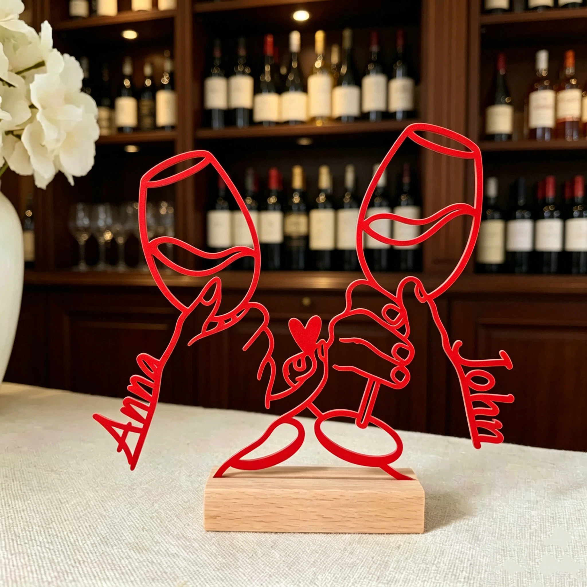 Personalized Name Couple Decor for Unique & Love | JNSDec213