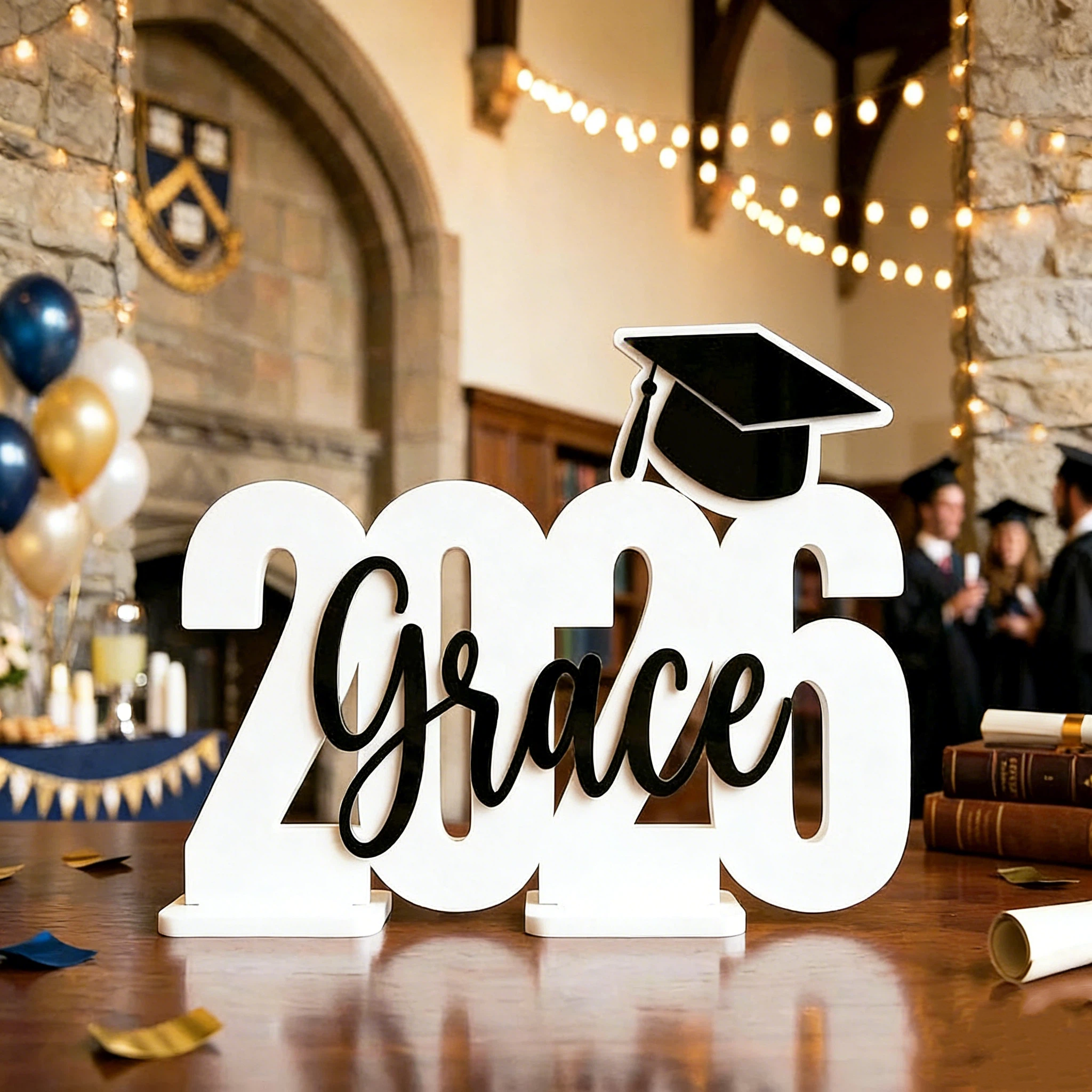 Personalized Name Graduation Sign 2026 for Unique & Love | JNSDec206