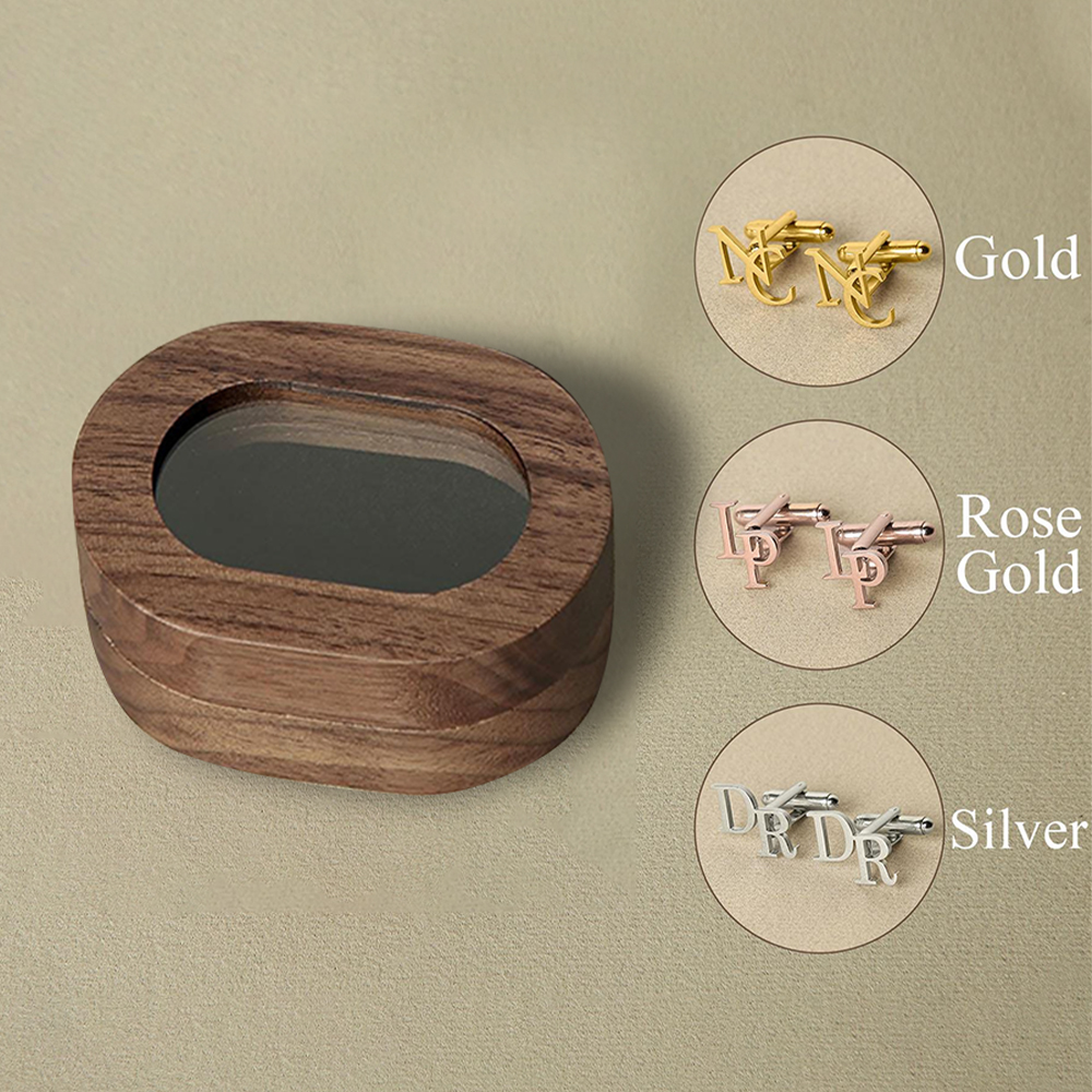 Personalized Initials Cufflinks for Unique & Love | JNSDec121