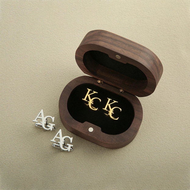 Personalized Initials Cufflinks for Unique & Love | JNSDec121