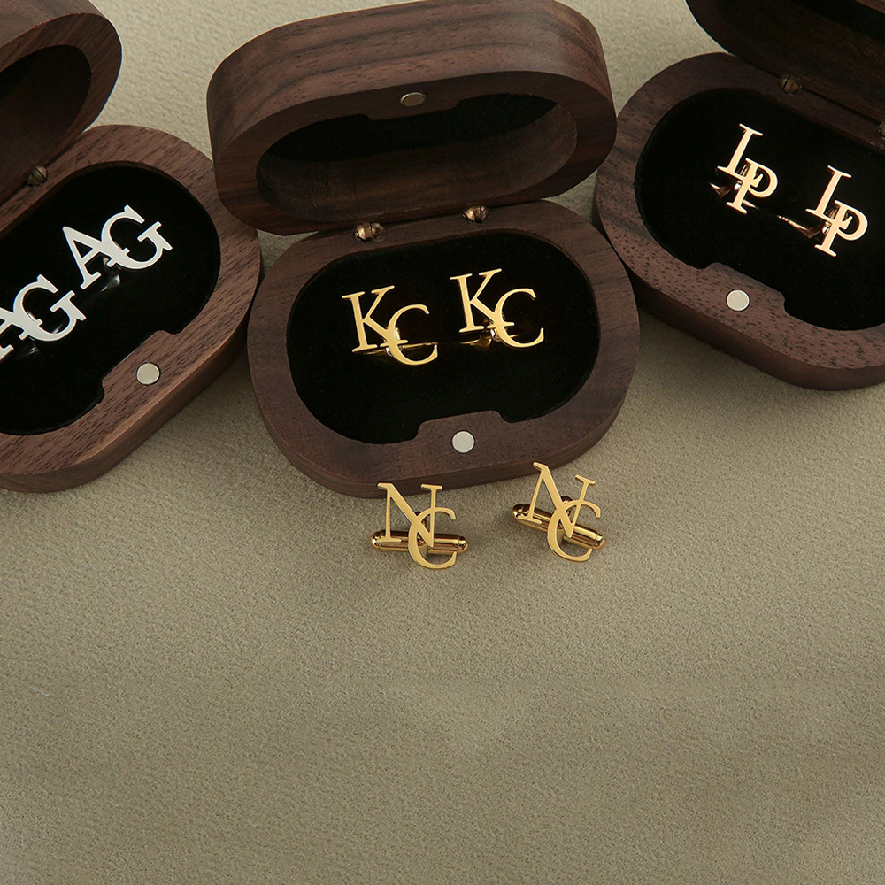 Personalized Initials Cufflinks for Unique & Love | JNSDec121