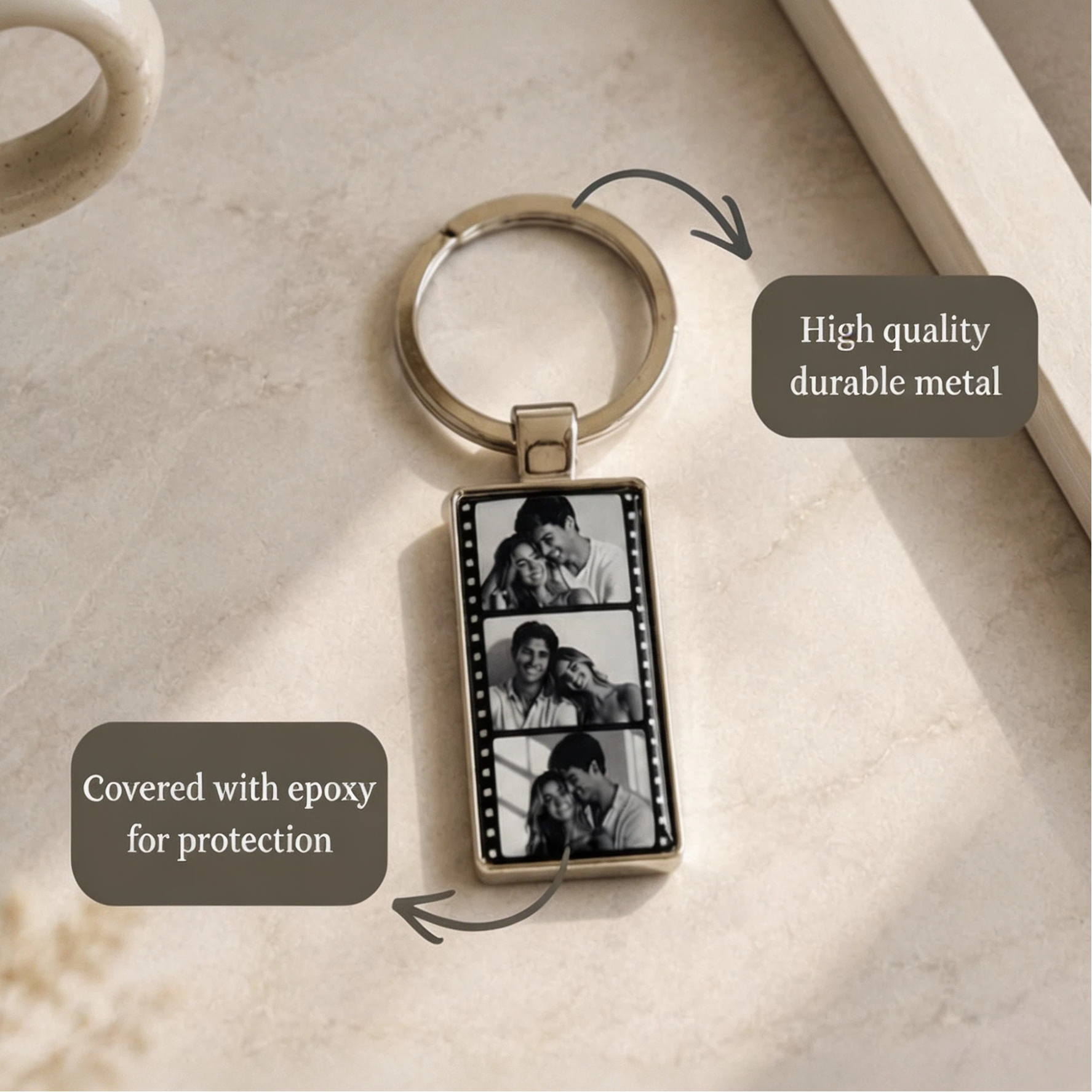 Personalized Film Strip Photo Keychain for Unique and Love | JNSDec228
