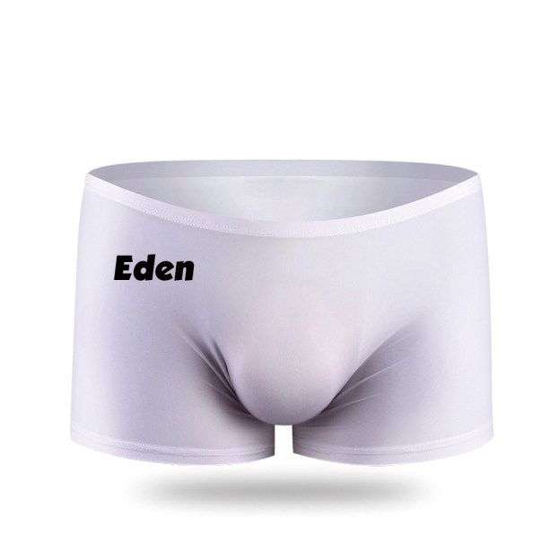 Personalized Name Men's Ice Silk Breathable Underwear for Unique & Love | JNSCloth30