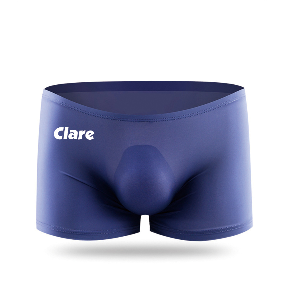 Personalized Name Men's Ice Silk Breathable Underwear for Unique & Love | JNSCloth30