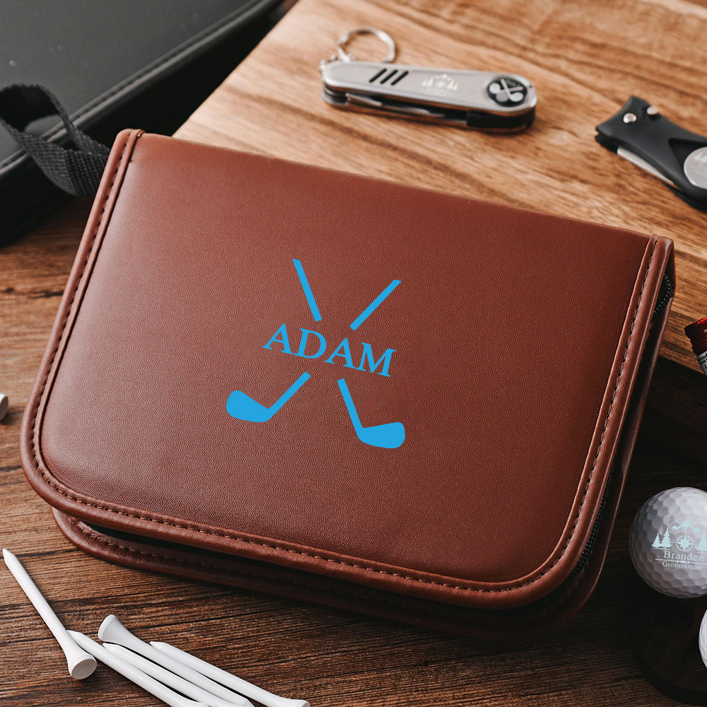 Personalized Leather Monogram Multifunctional Golf Bag | JNSBag74