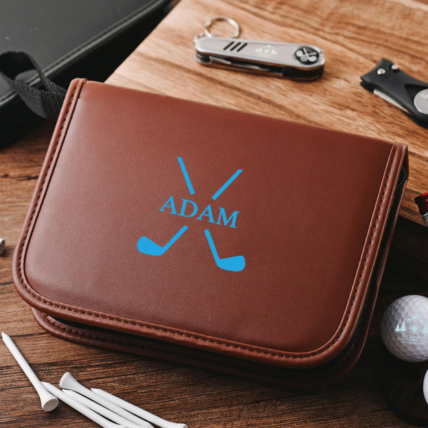 Personalized Leather Monogram Multifunctional Golf Bag | JNSBag74