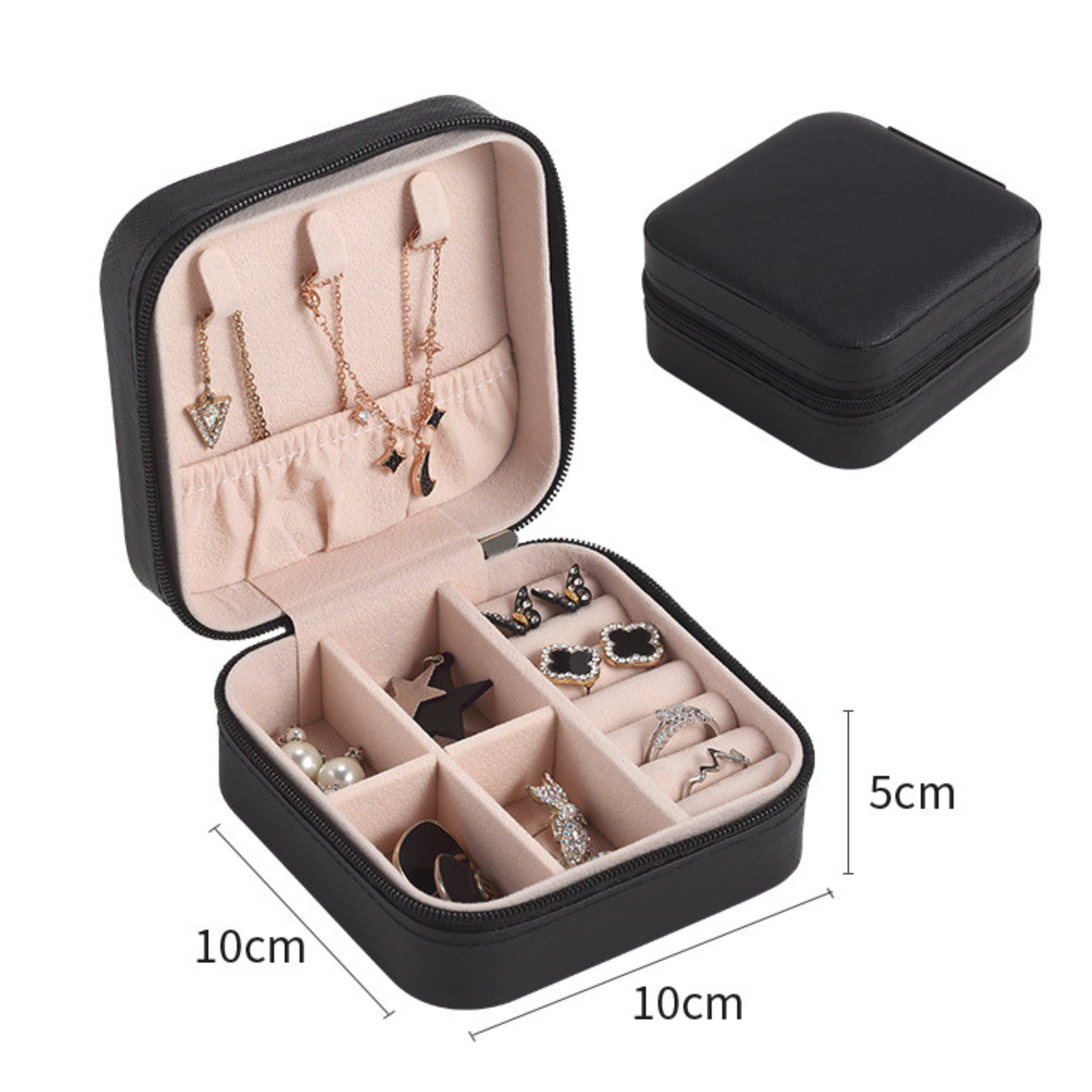 Personalized Initial Jewelry Box for Unique & Love | JNSBag09