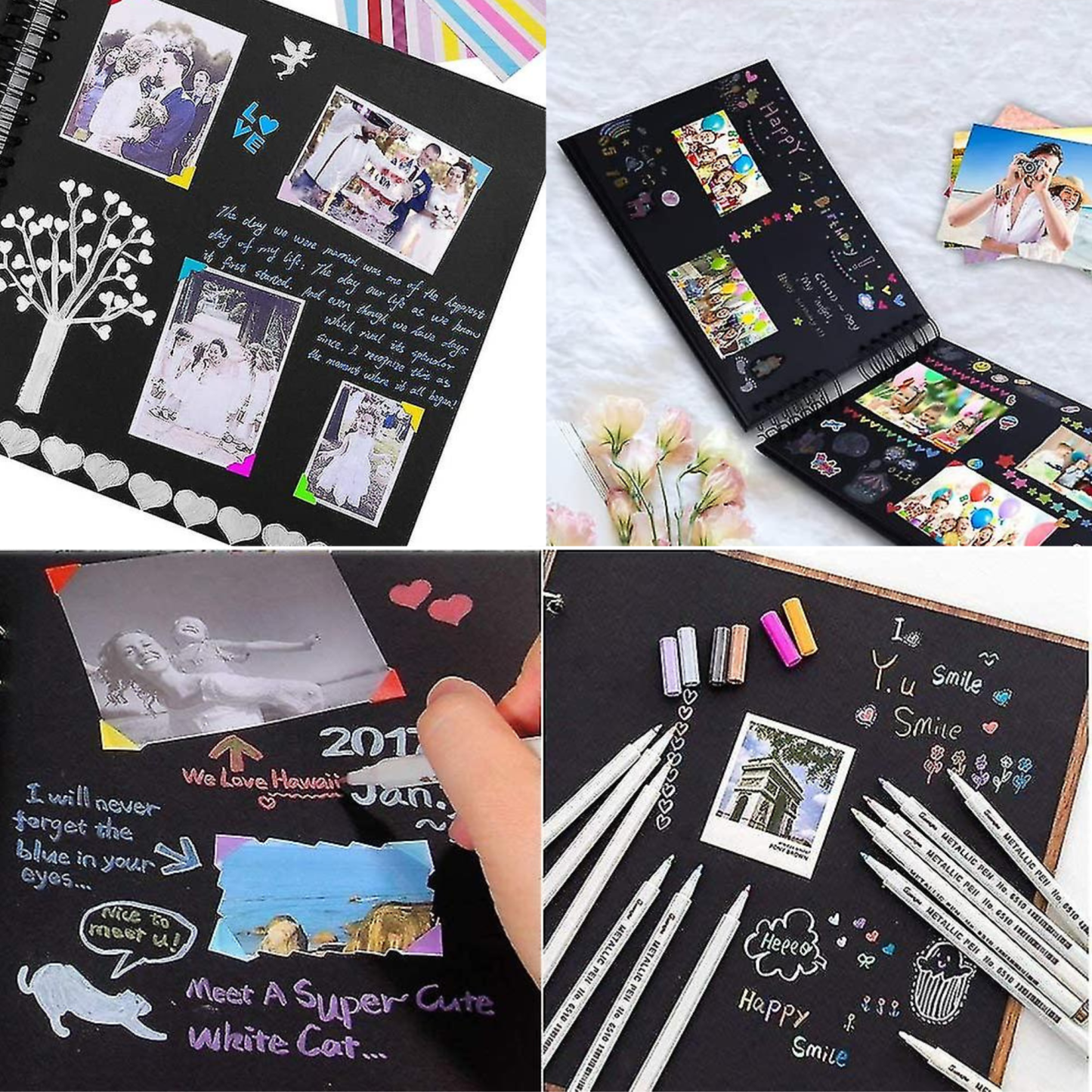 Personalized Wooden Wedding Guest Book for Unique & Love | JNSDec07