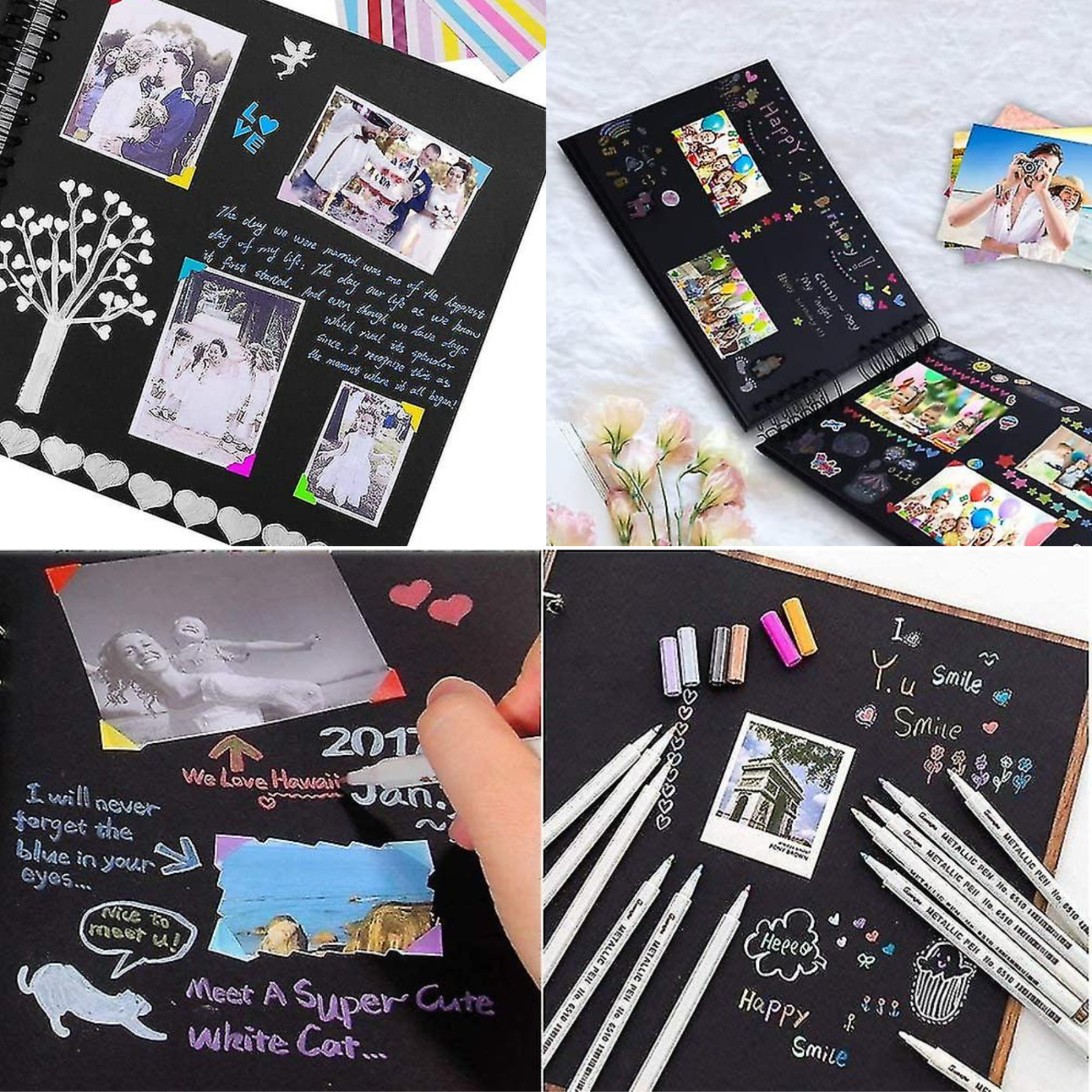 Personalized Wooden Wedding Guest Book for Unique & Love | JNSDec07