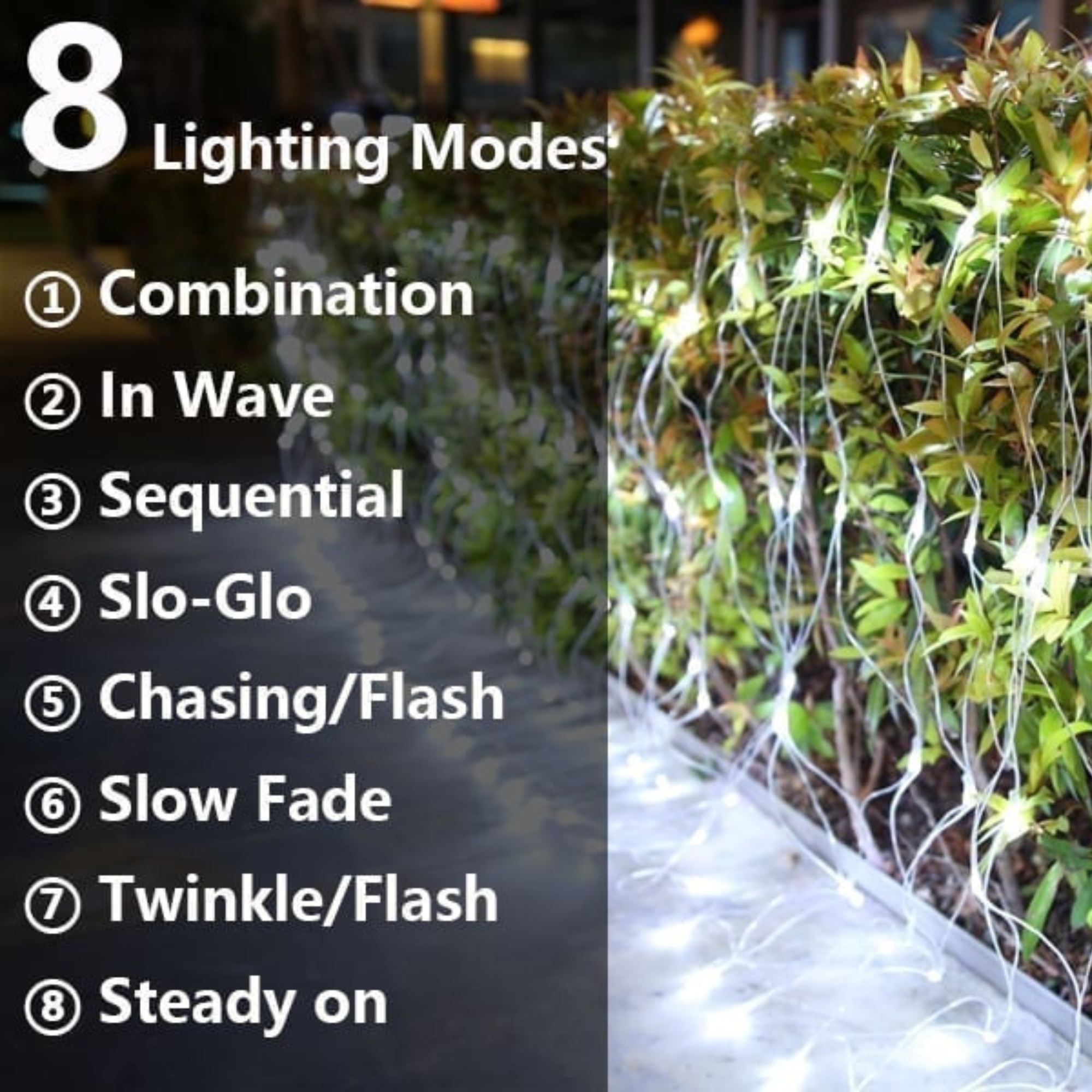 Curtain LED String Net Mesh Waterproof String Lights Decoration for Unique & Love | JNSDec20