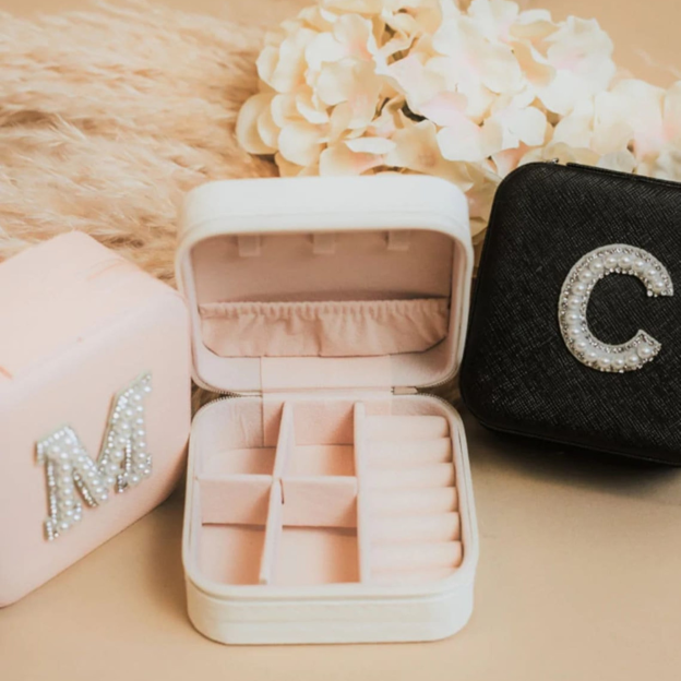 Personalized Initial Jewelry Box for Unique & Love | JNSBag09
