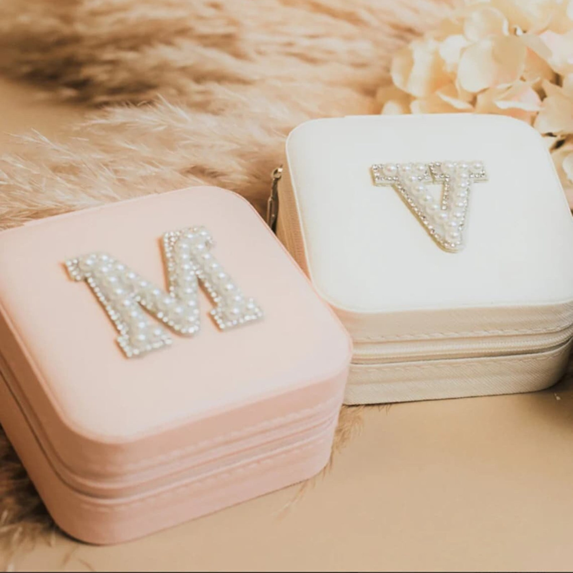 Personalized Initial Jewelry Box for Unique & Love | JNSBag09