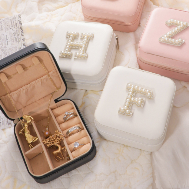 Personalized Initial Jewelry Box for Unique & Love | JNSBag09