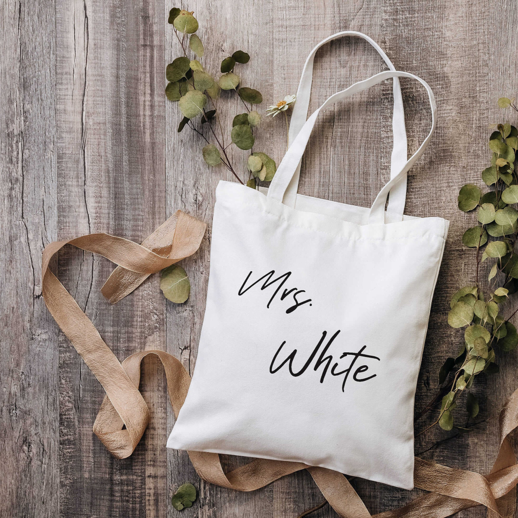 Personalized Birth Month Flower Canvas Tote Bag for Unique & Love | JNSBag12