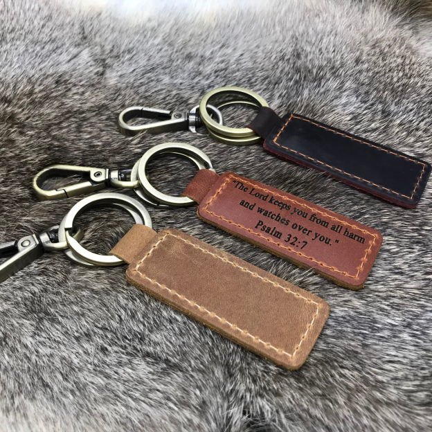Personalized Engraved Leather Key Chain for Unique & Love | JNSDec32