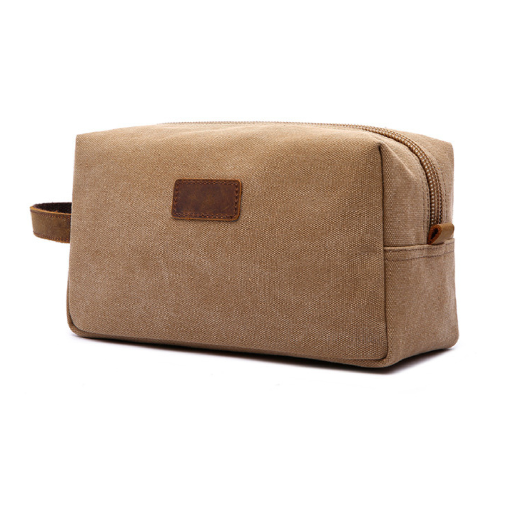 Personalized Leather Monogram Engraved Toiletry Bag for Unique & Love | JNSBag20