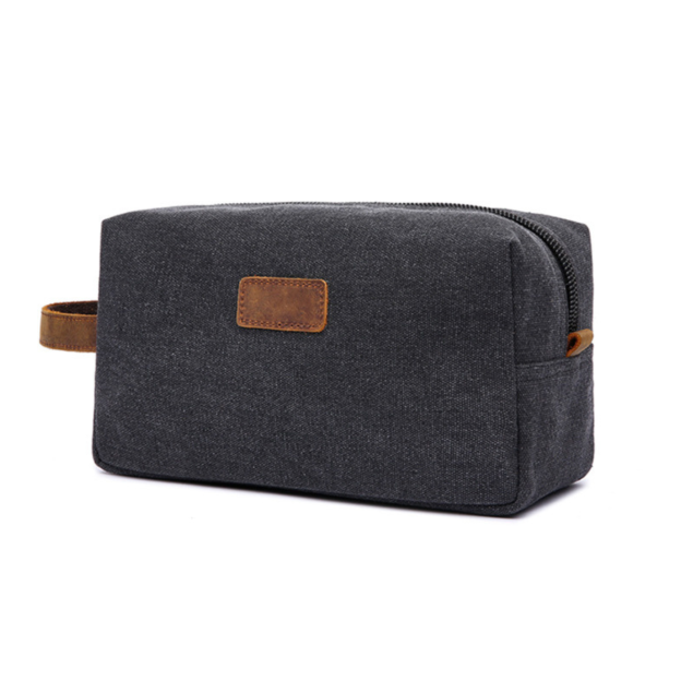 Personalized Leather Monogram Engraved Toiletry Bag for Unique & Love | JNSBag20