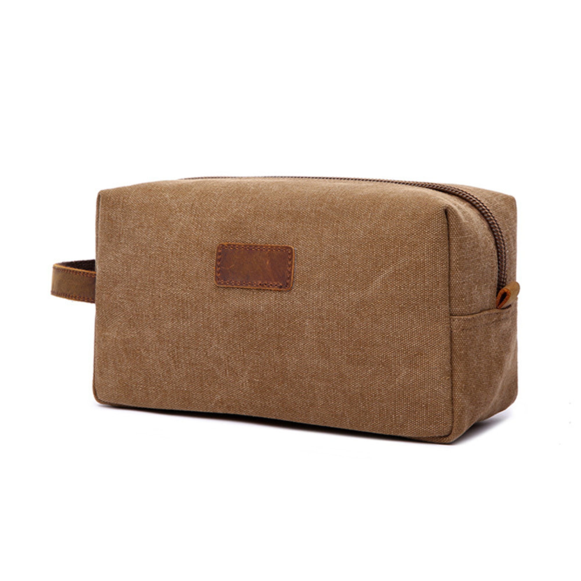 Personalized Leather Monogram Engraved Toiletry Bag for Unique & Love | JNSBag20