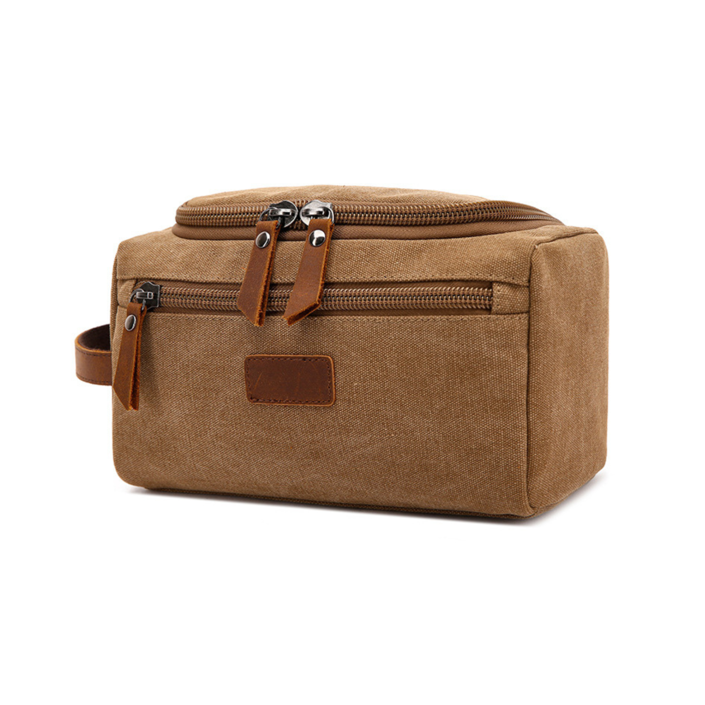 Personalized Leather Monogram Engraved Toiletry Bag for Unique & Love | JNSBag23