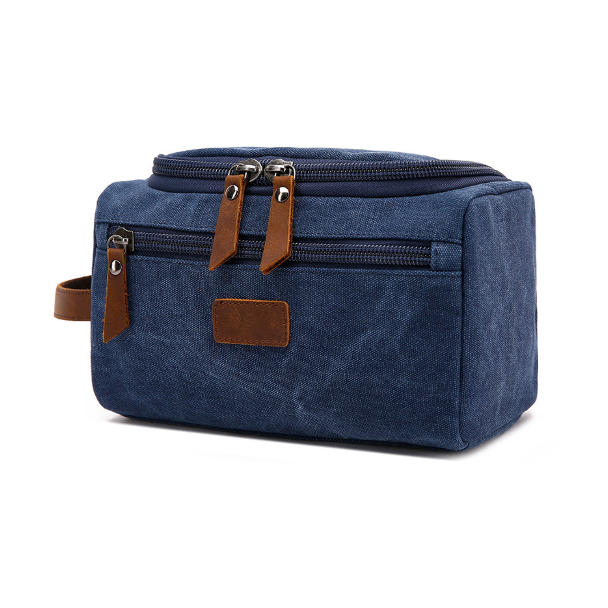 Personalized Leather Monogram Engraved Toiletry Bag for Unique & Love | JNSBag23