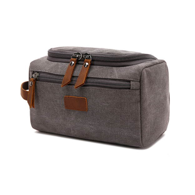 Personalized Leather Monogram Engraved Toiletry Bag for Unique & Love | JNSBag23