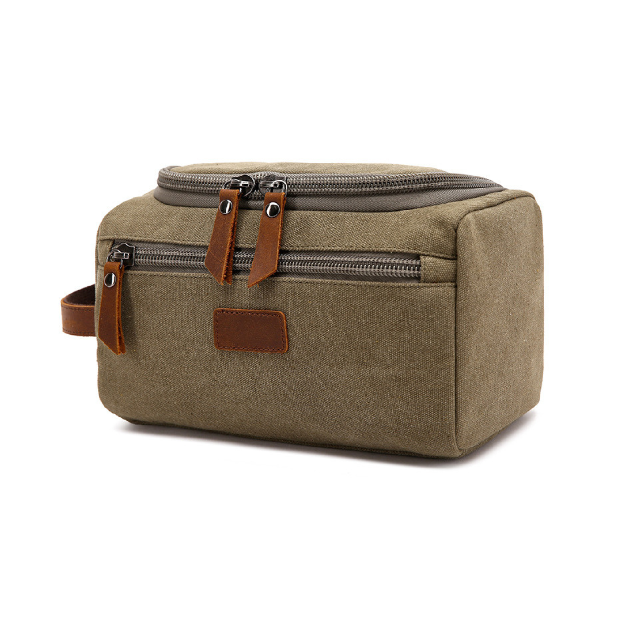 Personalized Leather Monogram Engraved Toiletry Bag for Unique & Love | JNSBag23