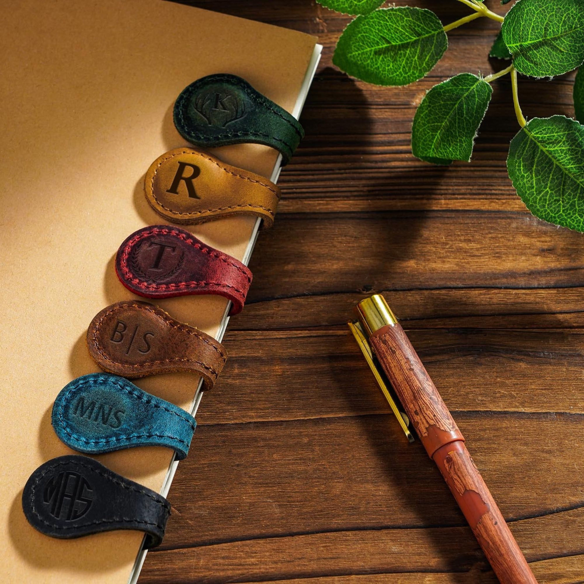 Personalized Leather Magnetic Bookmark for Unique & Love | JNSDec37