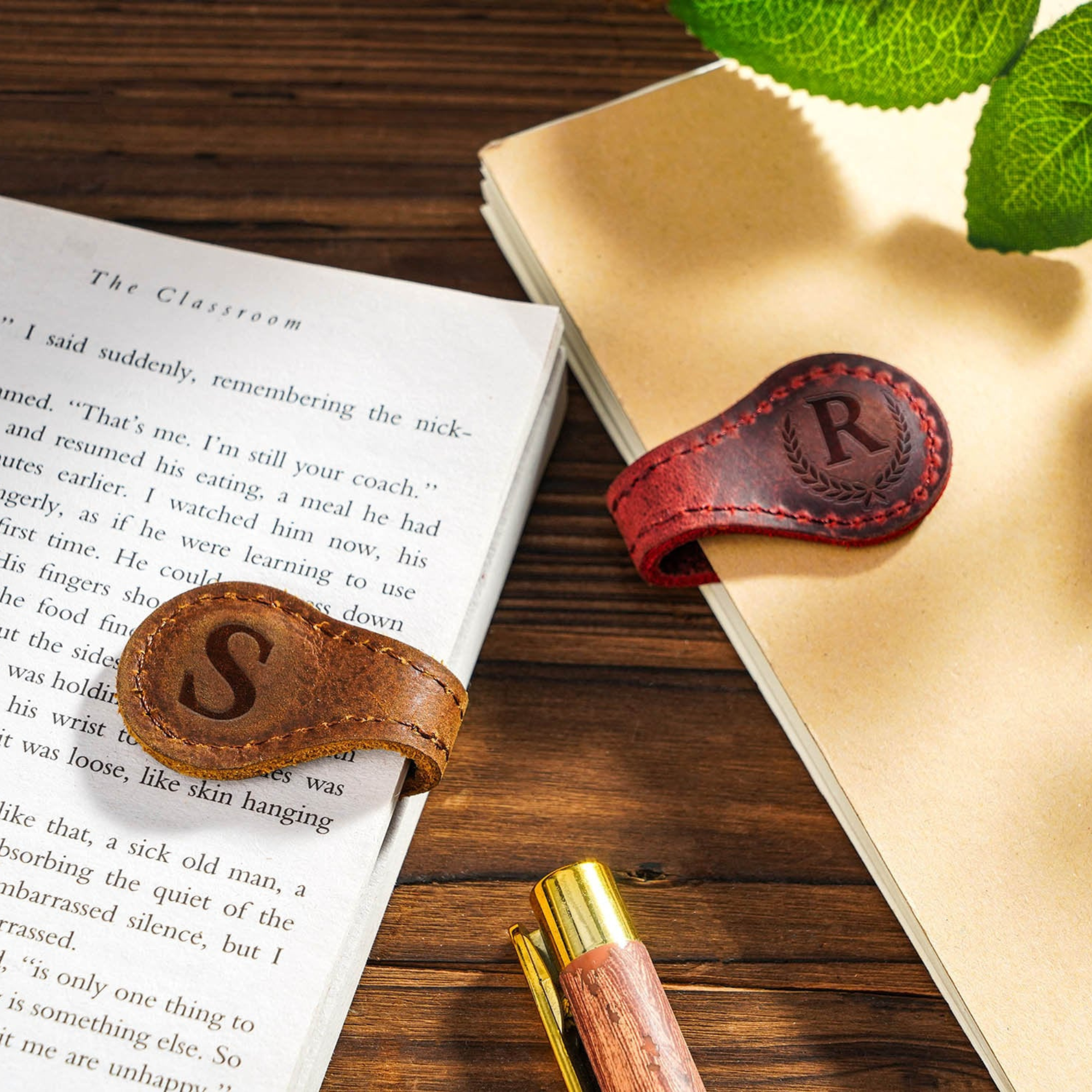 Personalized Leather Magnetic Bookmark for Unique & Love | JNSDec37