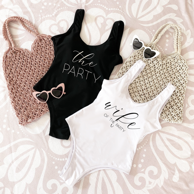 Personalized Wife of the Party One Piece Swimsuit for Unique & Love | JNSCloth12