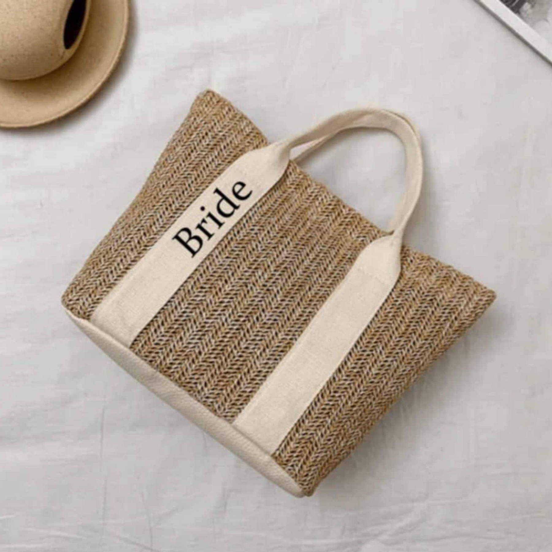 Personalized Name Straw Bag for Unique & Love | JNSBag25