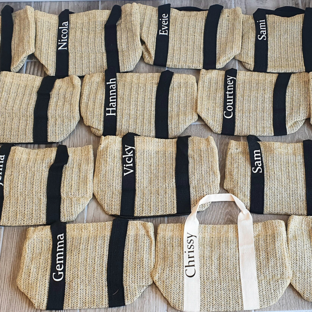 Personalized Name Straw Bag for Unique & Love | JNSBag25