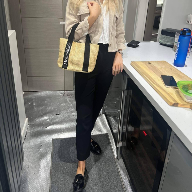 Personalized Name Straw Bag for Unique & Love | JNSBag25