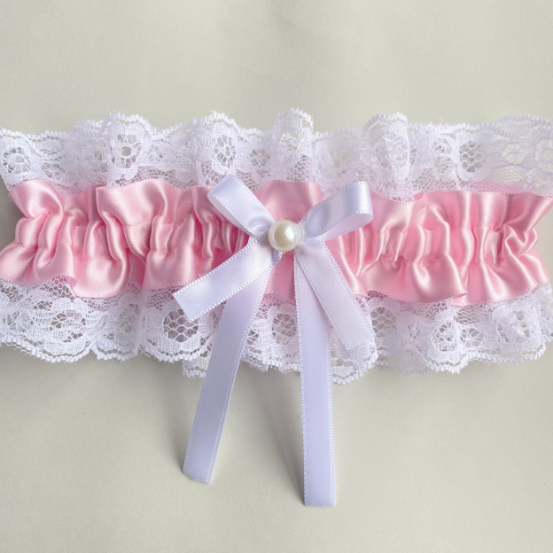 Personalized Sash Lace Garter with Name & Date for Unique & Love | JNSCloth14