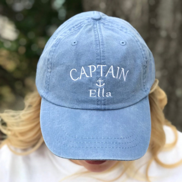 Personalized Embroidered Captain Cap for Unique & Love | JNSHat01