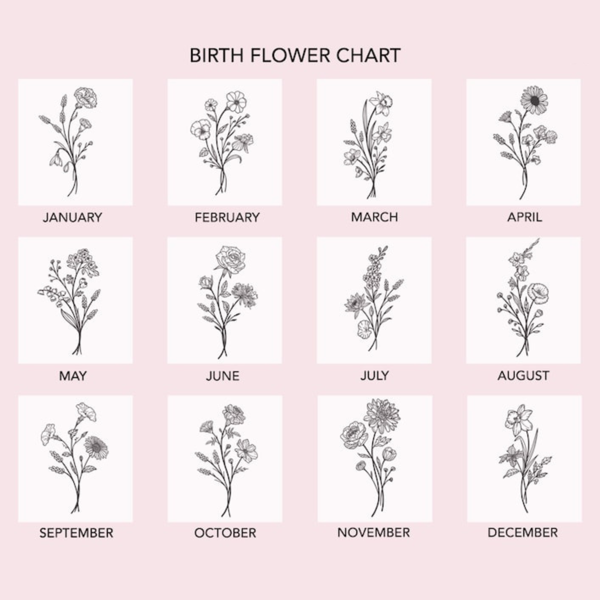 Personalized Birth Flower Wood Jewelry Box for Unique & Love | JNSDec54