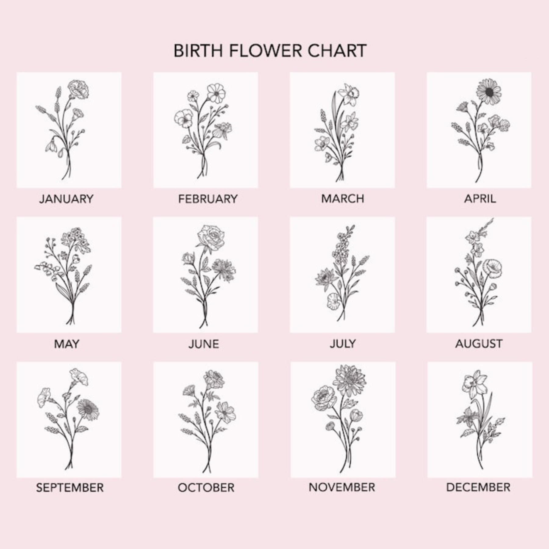 Personalized Birth Flower Wood Jewelry Box for Unique & Love | JNSDec54